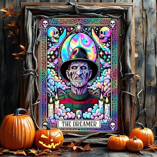 VeGuude Halloween Diamond Art Kits for Adults Home Wall Decor Gift 12x16 in - color: DP04277