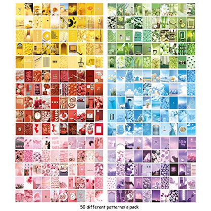6 Sets 300 Pcs Washi Stickers Set Cute Aesthetic Sticker Book for Journaling, DIY Decorative Paper Sticker Decals for Bullet Journal Art Scrapbooking Diary Card Craft Gift Album Notebook Stationery - style: Gentle Style