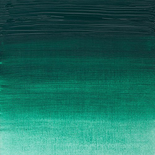 Winsor & Newton Griffin Alkyd Fast Drying Oil Paint, Viridian Hue | Fast-Drying Oil Paint, Ideal for Thick Impasto Techniques & Underpainting, Slightly More Fluid than Traditional Oils - color: Viridian Hue, style: 1.25-oz Tube