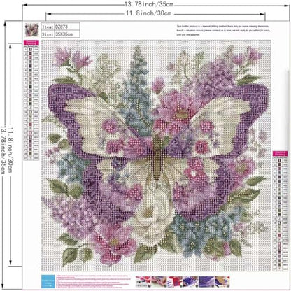 Butterfly Animals Diamond Painting Kits for Adults,5D Diamond Art Kits - color: DZ873