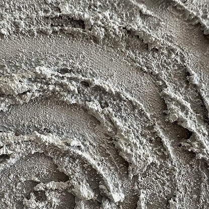 Alenoss 100% Handmade Abstract Metal Paintings Canvas Wall Art Unique Thick Texture Rough Surface Modern Oil Painting 48x24 Inches Imitation Old Handicrafts Grey Artwork - color: AL-B02