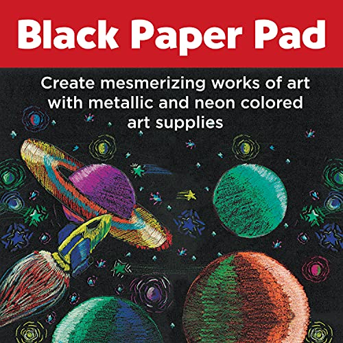 Faber-Castell Black Paper Pad 9" X 12" 25 sheets - size: 9" x 12", style: Black Paper Pad