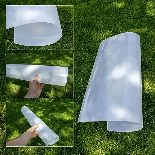 24X24 Inch 7mil Blank PET Laser Cutting Stencil Plastic Sheets (10 Pack), Food-Safe Mylar Template Material for Crafting, Template Material for Cutting Machines, Cricut Venture, Laser Cutting - size: 7mil, 24" x 24", 10 Pack