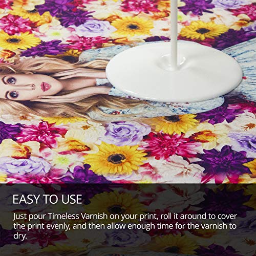 Timeless Archival Print Varnish - 1 Pint, Glossy Finish, Premium Canvas Coating, Water Based Fade Protection, 100 Years Certified Archival - size: Pint