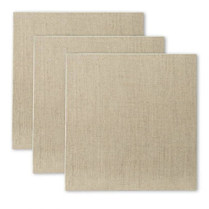 Senso Clear Primed Linen Panels - 4x4-3 Pack of Panels for Painting Oils, Acrylics, Pastels and More - size: 4x4"