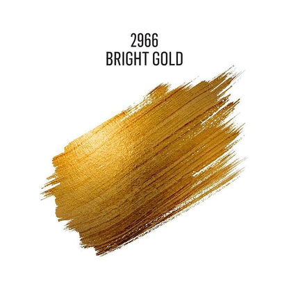 FolkArt multisurface metallic paint, 2 oz, Bright Gold - color: Bright Gold, size: 2 Fl Oz (Pack of 1)