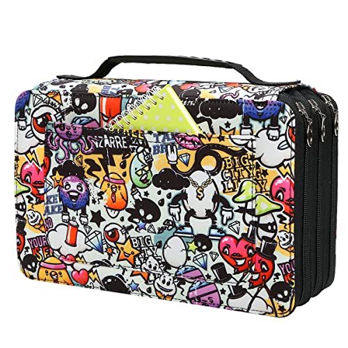 Lbxgap 102 Slots Marker Pen Organizer Case w/Handle - color: Sea, size: 102