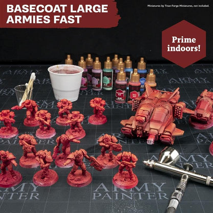 The Army Painter, Airbrush Primary Bundle - Blue, 2 Air Triads: 6 x 18 ml | Pre-thinned Acrylic spray gun paints - Paint sprayer paint for D&D & Warhammer Miniatures - color: Blue