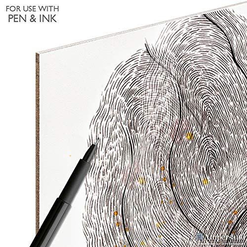 Ampersand Artist Panel Primed Smooth Surface for Painting and Mixed-Media, 1/8 Inch Depth, 16X20 Inch (APS1620) - color: 1/8 Inch Depth, size: 16X20