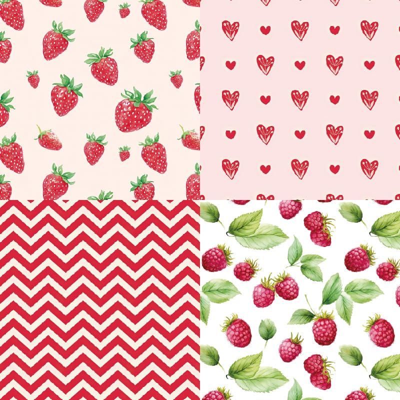 Scrapbook Paper Pad & Scrapbooking Supplies - Single Sided Junk Journal Kit, 160gsm Craft Paper for Photo Albums, Picture Art Collage, 6x6 Inch, 24 Sheets (Picnic) - color: Picnic
