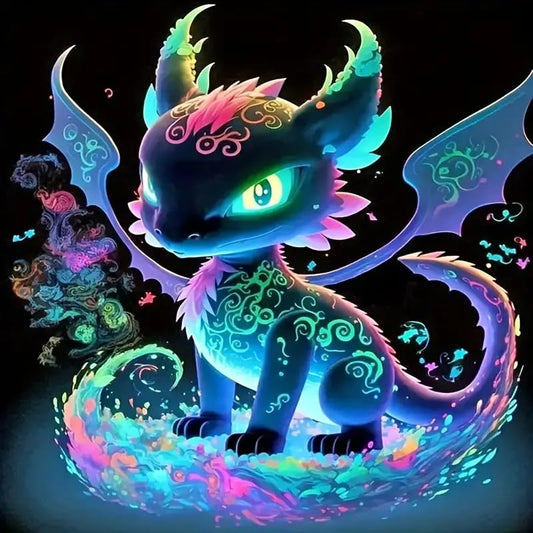 DYAIANGMU Dragon Diamond Art Kits for Adults 13.7x13.7in | 5D Diamond Art Painting Kit for Adult Beginners, DIY Full Round Drill Gem Art Diamond Dots Kits for Home Wall Decor - color: blue-29