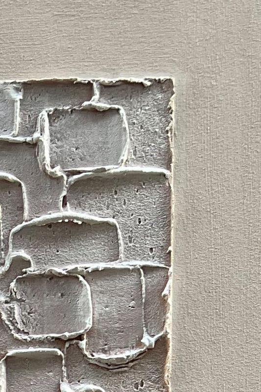 Limiyer Art Hand Painted White Minimalist Art Oil Painting Modern Abstract Thick texture Art Oil painting Home wall decoration 45x30 inches - color: YI067