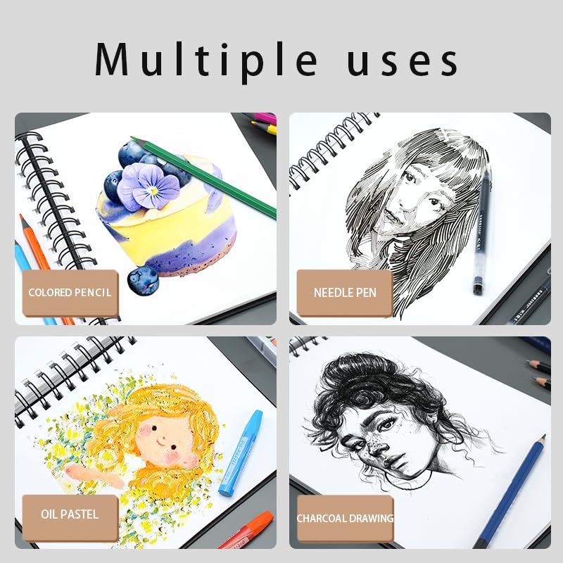 SEMLEART Sketchbook 8.3 * 11.7", Hardcover