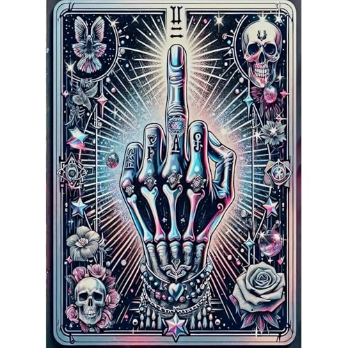 Square Diamond Art Kits for Adults Cute Diamond Painting Kit for Beginner | Skull 5D DIY Square Diamond Dots Full Drill Crafts for Gem Art Dot Art for Adults Home Wall Decor for Teens 12x16 in - color: DP03790, size: Square diamond painting