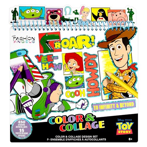 Fashion Angels Disney Pixar Toy Story Color & Collage Portfolio Set - color: Buzz Lightyear