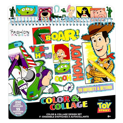 Fashion Angels Disney Pixar Toy Story Color & Collage Portfolio Set - color: Buzz Lightyear
