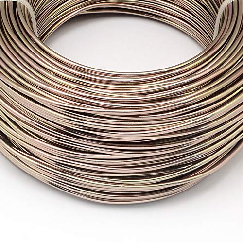 Cheriswelry 650 Feet 18 Gauge Camel Aluminum Wire Bendable Metal Craft Wire Flexible Soft Jewelry Beading Wire 1mm for Sculpting Armature Artistic Floral Garden Wrapping DIY Craft - color: Camel, size: 18 Gauge(1mm)