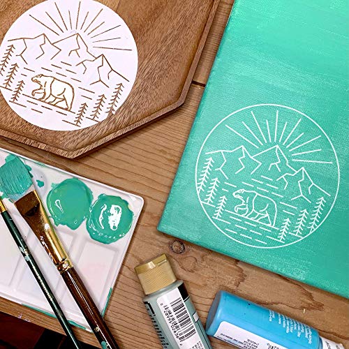 Easy Cut Stencil Sheet Set of 24-12x12 Mylar for Cricut Vinyl Cutting | Acetate Craft Material Sheets, 12 X 12 Inch - Easy to Cut Stencils for Your Vinyl Cutting Projects