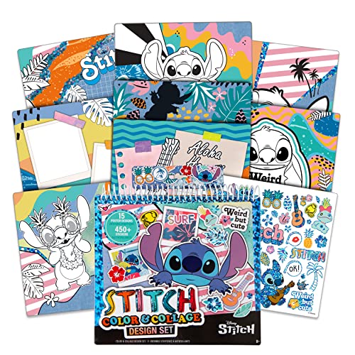 Fashion Angels Disney Stitch Color & Collage Design Set - color: Stitch