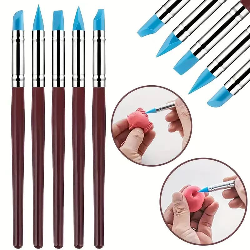 30Pcs Clay & Pottery Tools Kit, Polymer Clay Sculpting Tools for Air Dry Clay, Multi-Function Clay Modeling, Carving, Shaping & Smoothing Tool for Pottery, Polymer Clay, Air Dry Clay & DIY Crafts - color: 30Pcs