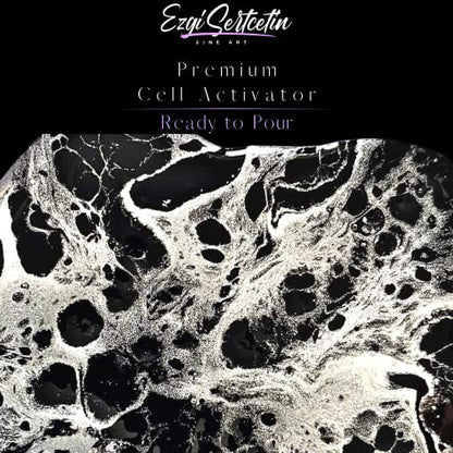Ezgi Sertcetin Cell Activator for Acrylic Pouring Paint, Metallic Fresh Mint - color: Metallic Fresh Mint