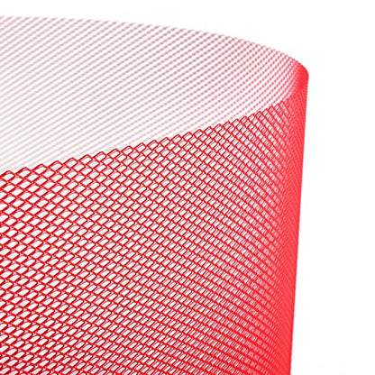 AggAuto Universal 40"x13" Car Grill Mesh 4x8mm Rhombic Hole Red | Aluminum Alloy Automotive Grille Insert Bumper, One of the Most Multifunctional Shape Grids 100x33cm - size: 4x8mm Rhombus - Red