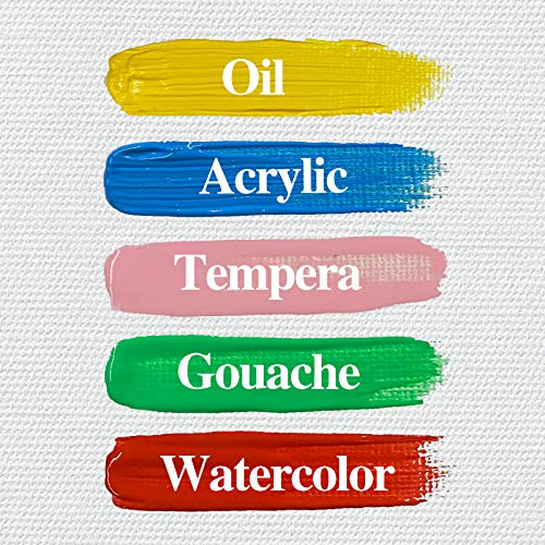 74 Pack Canvas Boards for Painting,Including 32 Pack Canvas 11 x 14 Inch, 42 Pack 5x7 Inch Small Canvases for Painting Using Acrylic Paint or Oil （Pre-Primed）