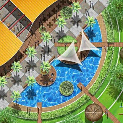 Baluue Artificial River Tile Sheet 5 Sheets Water Diorama Sheets for Sand Table Model Fake Water Texture Paper for Stream Model Mini Landscape DIY Display 11.61 X 8.26 in