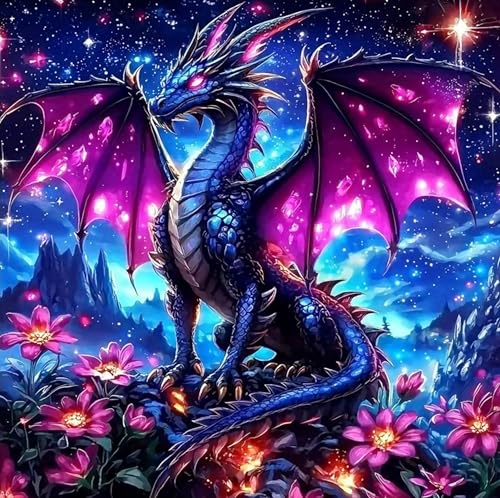 Arttoplus Dragon Diamond Art Kits for Adults Beginner 14x14 inch - color: G9320-US