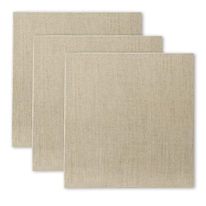 Senso Clear Primed Linen Panels - 10x10-3 Pack of Panels for Painting Oils, Acrylics, Pastels and More - size: 10x10"