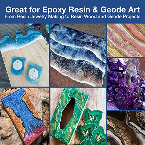 BALTIC DAY - Mica Powder, 60 Jars of Mica Powder for Epoxy Resin Set - Epoxy Resin Color Pigment Powder - Pigments for Soap Making, Candle, Slime, Car Freshies - color: 60 Colors