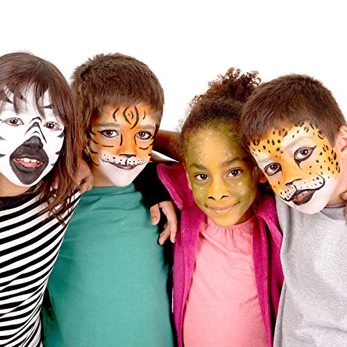 Custom Body Art Set of 16 Colors 1-oz Bottles, Water Based Face Body Paint - color: 16 Color Kit