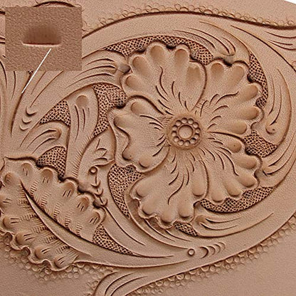 Leather Stamping Tool 304 Stainless Steel Professional Stamp Tools Leather Edge Punch Carving DIY LeatherCrafts (Full Set, 4pcs (XS+S+M+L)) - size: Full Set, 4pcs (XS+S+M+L)