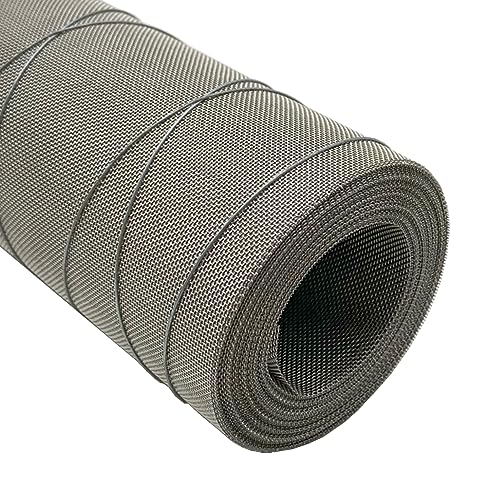 40 Mesh Stainless Steel 304 Wire Mesh-Metal Mesh Screen 15.5 inches x 10 feet (40x305cm)