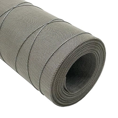40 Mesh Stainless Steel 304 Wire Mesh-Metal Mesh Screen 15.5 inches x 10 feet (40x305cm)