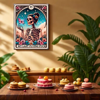GQYCZZ Skull Diamond Art Kits for Adults，Tarot Skull Last Flying Diamond Painting Kits for Beginners, Round 5D Paint with Diamonds Pictures Gem Art Painting Kits DIY Adult Crafts Kits 12x16inch - color: ZZ31-30X40