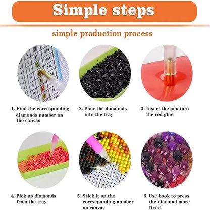 STGLCR Cow Diamond Art Kits for Adults Beginner,DIY Truck Diamond Painting 5D Round Full Drill Highland Cow Diamond Dots Gem Art Crafts with Tools Animal Crafts for Wall Decor 12x12in