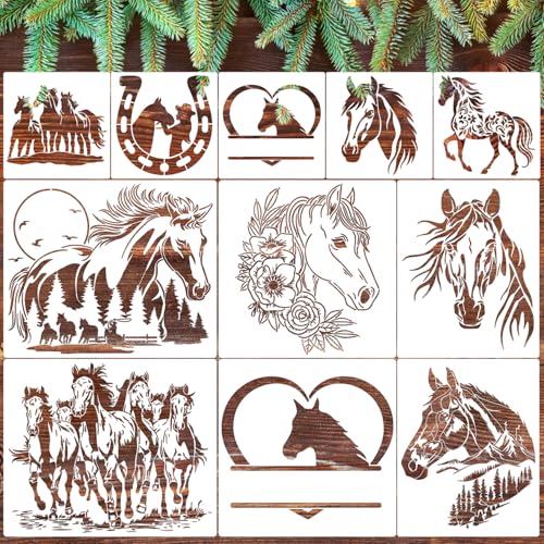 Horse Stencil Wood Burning Stencils for Painting - style: Horse