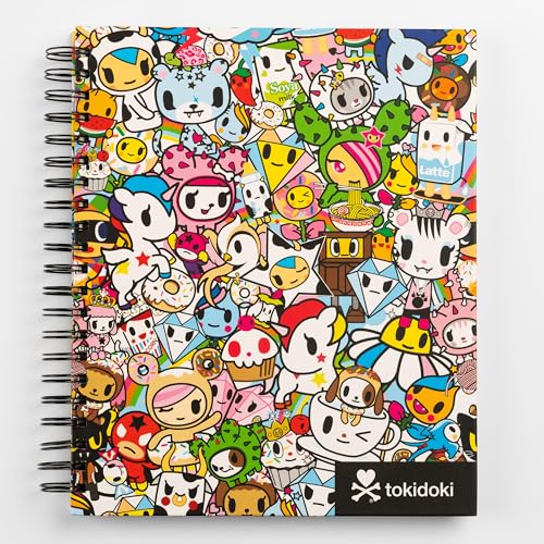 tokidoki Sketchbook with Spiral Hardcover Blank Sketch Book, 9 x 11-Inches