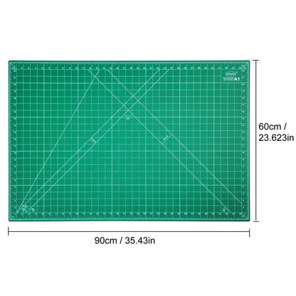 Self Healing Cutting Mat Cutting Plate Cutting Scale Plate Painting Engraving Plate Cutting Table Mat Manual Mat PVC Plate (A1) - size: 48"L x 0.3"W
