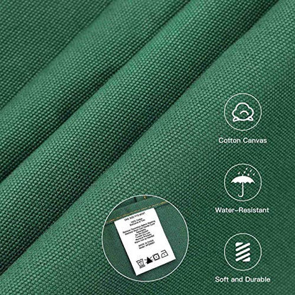 Chef Apron with Cross Back Straps for Men Women, Cotton Canvas Apron for Artists Painting, Kitchen Cooking - color: Green, 6pack