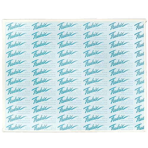 FREDRIX Artist Series Primed Watercolor Archival Canvas Board, 16" x 20" - size: 16" x 20"