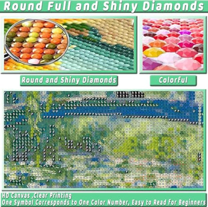Black Cat Diamond Art Kits for Adults Cute Diamond Painting Kit Beginner - color: DP03669, size: Round Drill