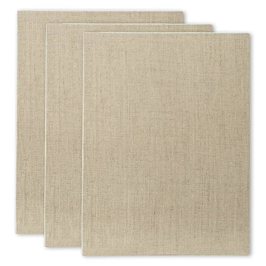 Senso Clear Primed Linen Panels - 4x6-3 Pack of Panels for Painting Oils, Acrylics, Pastels and More - size: 4x6"