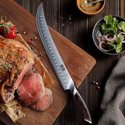 HOSHANHO Carving Slicing Knife, 12 Inch Razor Sharp Japanese Brisket Knife - size: 12"