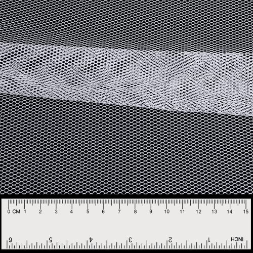 Pllieay 29.5 X 59 Inch White Mesh Fabric Slightly Stretchy | for Backpack Pocket and Straps, Netting Clothes, Netting Bag Shopping Bag - color: White