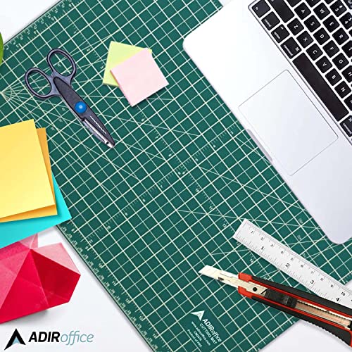 Adir Professional Self Reversible Healing Cutting Mat, 18 by 36-Inch, Green/Black - size: 36"L x 18"W