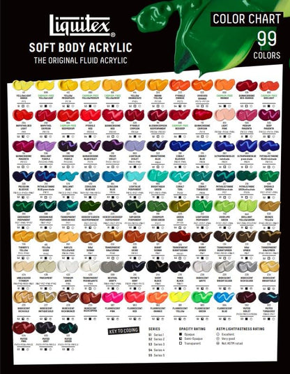 Liquitex Soft Body Acrylic Paint, 2-oz Bottle, Brilliant Yellow Green | Low Viscosity, Highly Pigmented, Satin Finish, Retains Subtle Brush Strokes, Great Surface Coverage, Highly Versatile - color: Brilliant Yellow Green, style: 2-oz Bottle