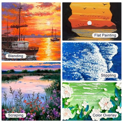 rubens 24 Colors Soft Oil Pastels, Creamy & Easy Blending - color: 24 Colors