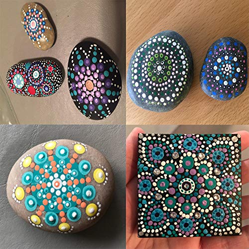5 pc 2 Way Dotting Pen Tool Nail Art Tip Dot Paint Manicure kit (5PC) - size: 5 Count (Pack of 1)